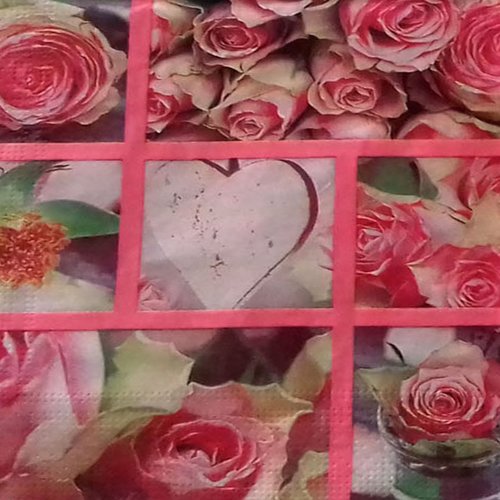 34 "serviette en papier" amour & roses