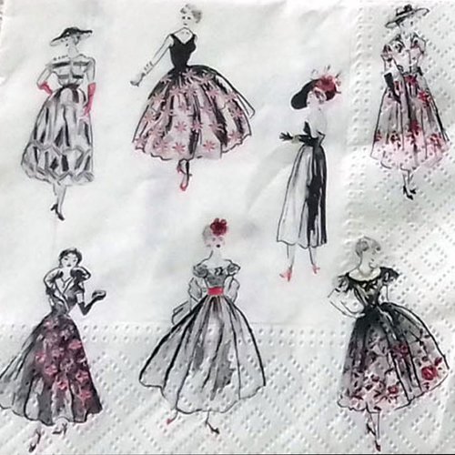 70  "serviette en papier" figurines de mode