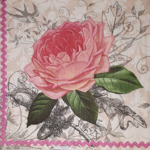 87 "serviette en papier" ravissante rose