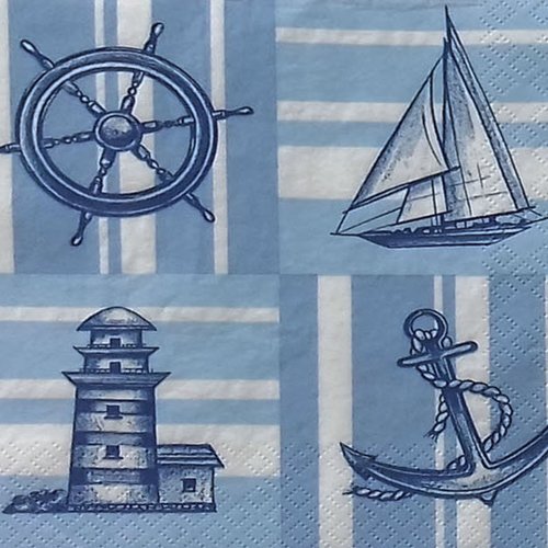 186 "serviette en papier" motifs & nautismes