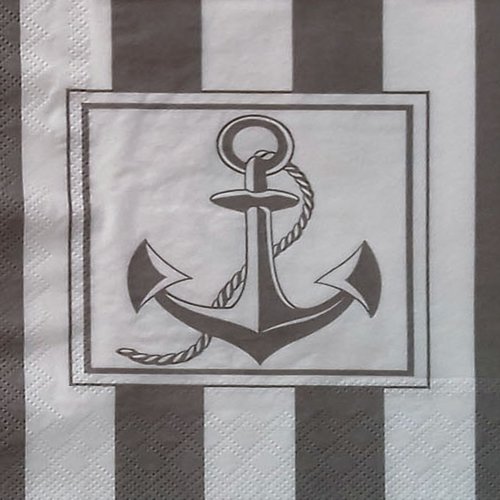 187 "serviette en papier" ancre de marine