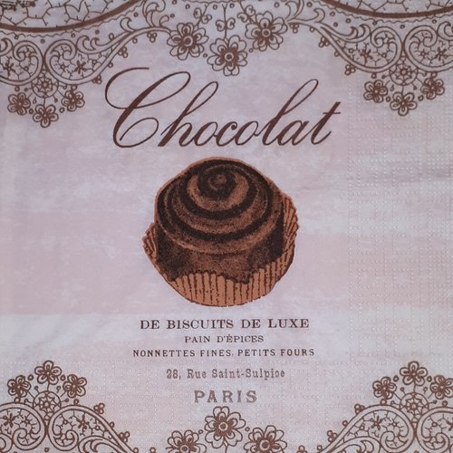 240 "serviette en papier" gâteaux & chocolat