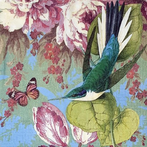 351 "serviette en papier" colibri & nature