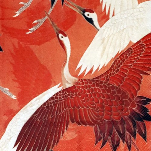 370 "serviette en papier" cigogne l'oiseau migrateur