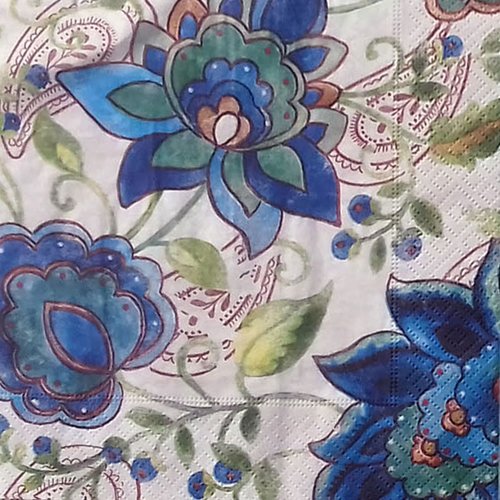 377 "serviette en papier" motifs floraux