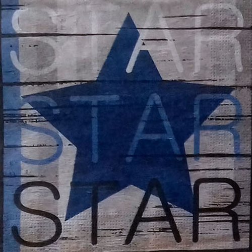 378 "serviette en papier" étoile & star