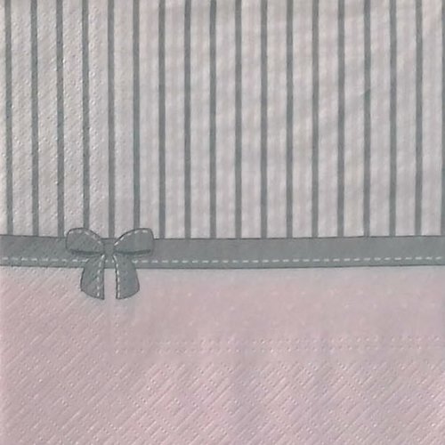 388 "serviette en papier" rose & tendre