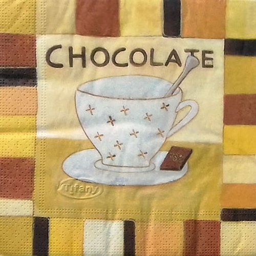 412 "serviette en papier" chocolat