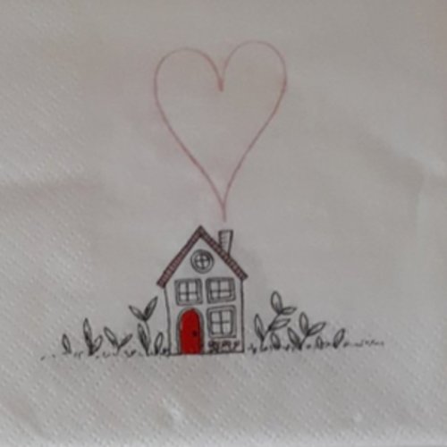 452 "serviette en papier" petite maison d'amour