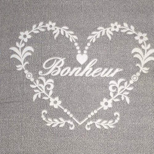 454 "serviette en papier" coeur & bonheur