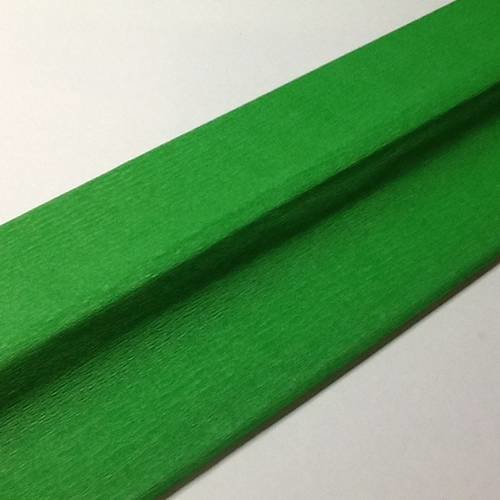 Papier crepon vert 45x200 cm 