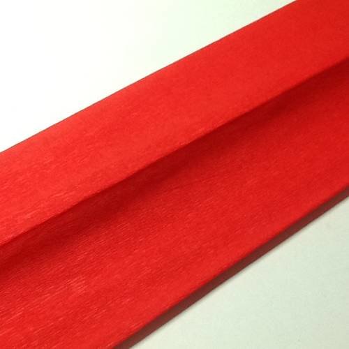 Papier crepon rouge 45x200 cm 
