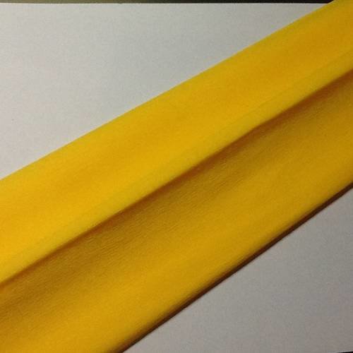 Papier crepon jaune 45x200 cm 