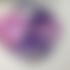 Kit de perles pour enfant coloris violet 