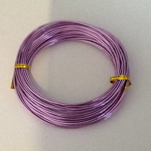Fil aluminium violet 1,5 mm 