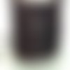 5 mètres de cordon ciré 1,5 mm couleur noir 