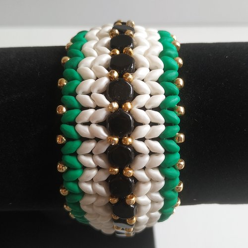 Bracelet bangle perles