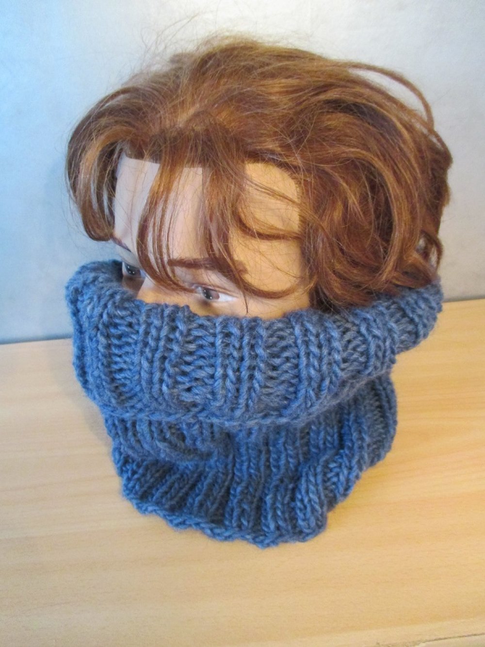 tricot snood homme