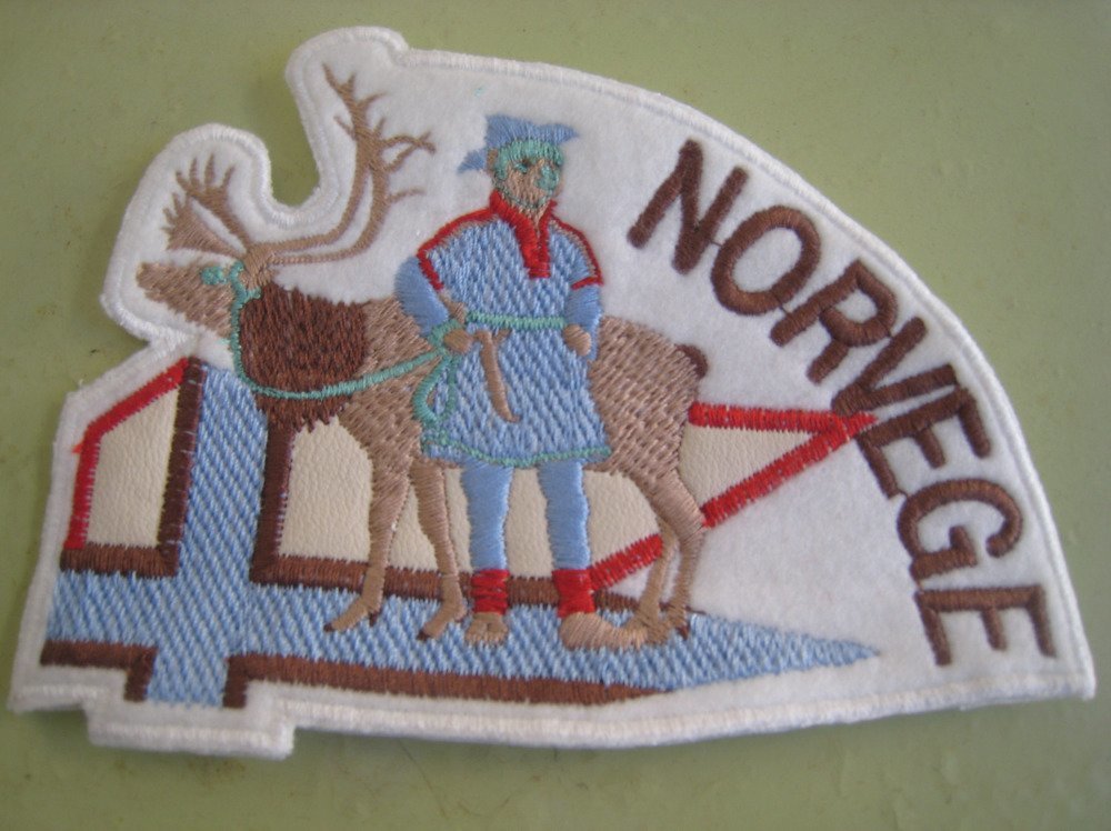 Écusson Thermocollant Oslo Norvège - Dimensions 40 X 25 Mm - Pour Vêtements, Sacs à Dos - Broderie Qualité - 3