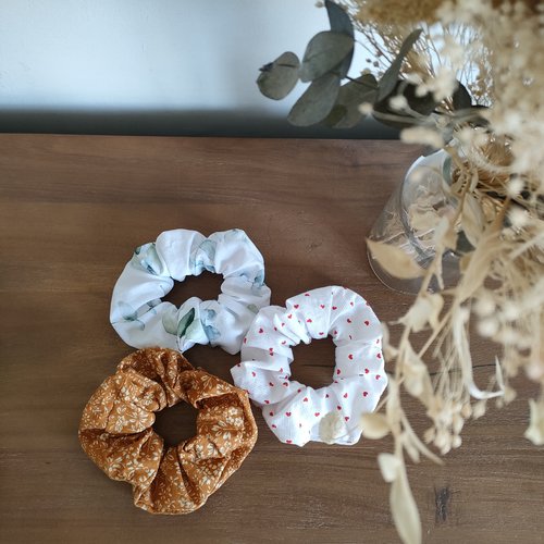 Lot de trois chouchous fait main