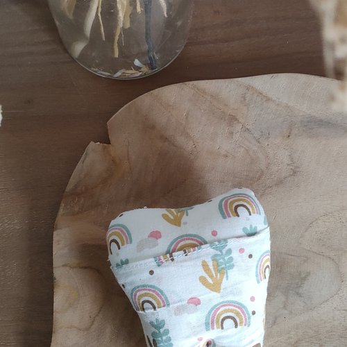 Pochette a dent de lait en coton