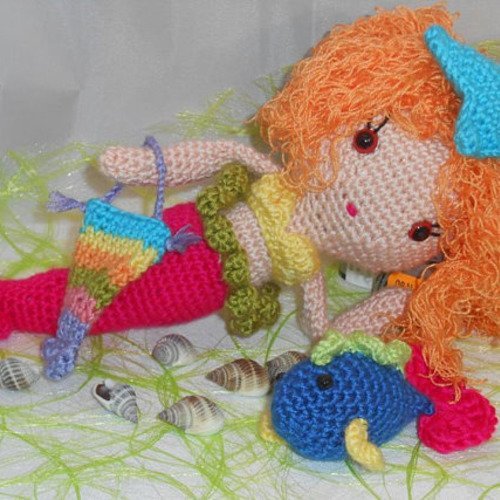 Doudou lutin - Fils de Lilou - tricot, crochet, dentelle, couture