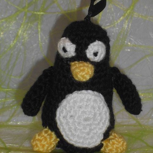 Tutoriel family manchot pingouin explications tuto patron au crochet en français amigurumi