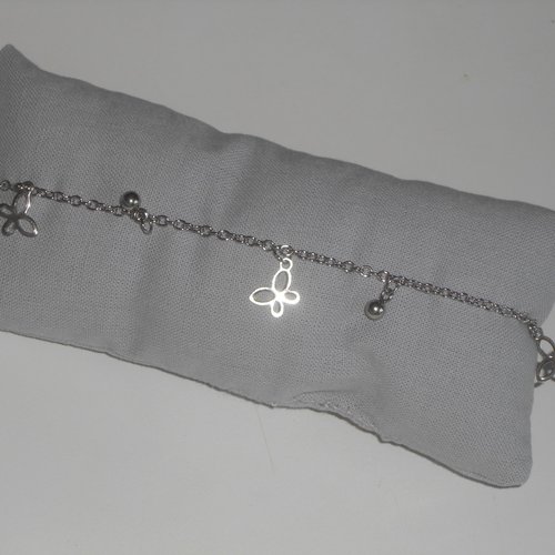Présentoir bracelet / collier cheville porte bijoux forme coussin oreiller boudin en tissu