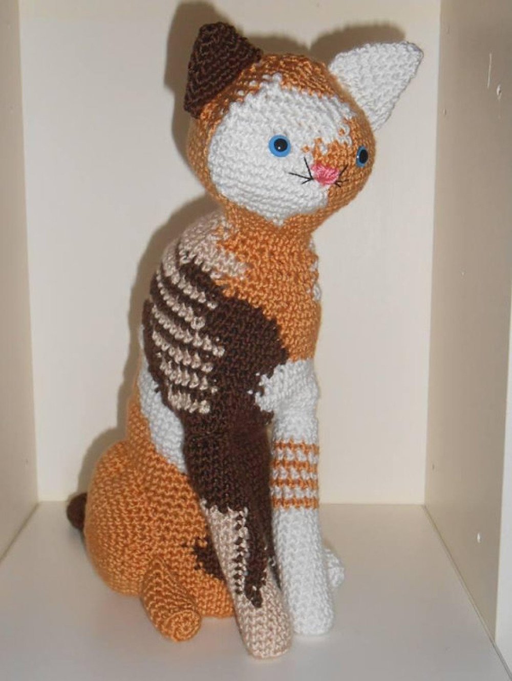 Tutoriel Pdf En Francais Chatounet Le Grand Chat 30 Cm Tuto Patron Au Crochet Amigurumi Explications Modele Un Grand Marche