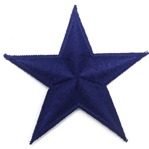 Ecusson thermocollant étoile bleu marine