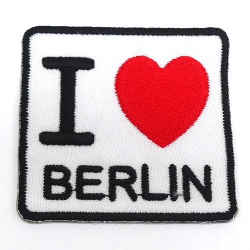 Ecusson patch i love berlin