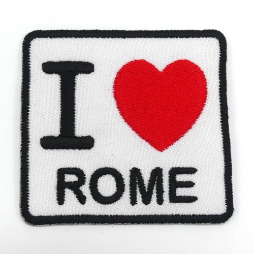 Ecusson patch i love rome