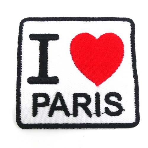 Ecusson patch i love paris