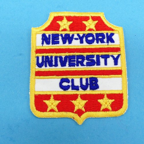 Ecusson thermocollant new - york university club