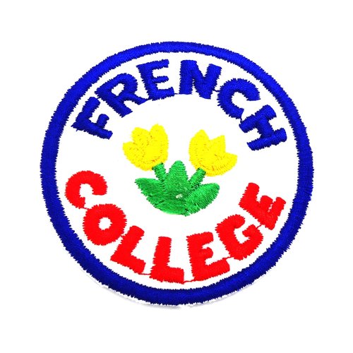 * ecusson patch french collège *