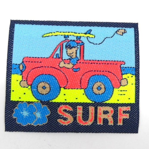 Ecusson thermocollant voiture pour enfant