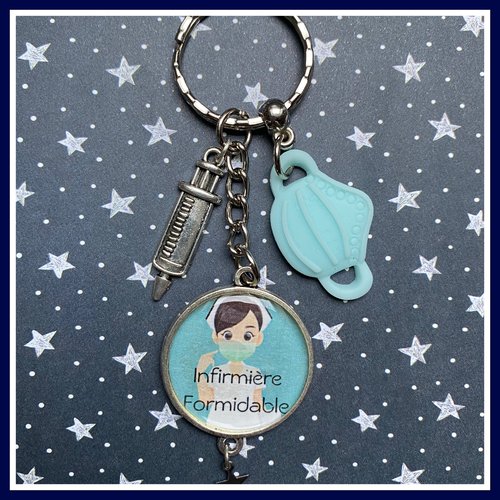 Porte clés infirmiere