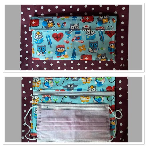 Pochette de transport pour masque