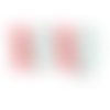 Motif broderie xoxo avec insertions coeurs,