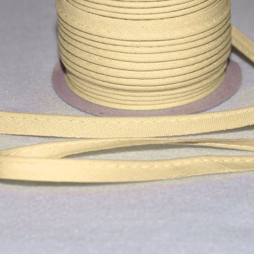 10 mm - passepoil coton ivoire au mètre