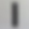 10 cms - noir - fermeture eclair non séparable