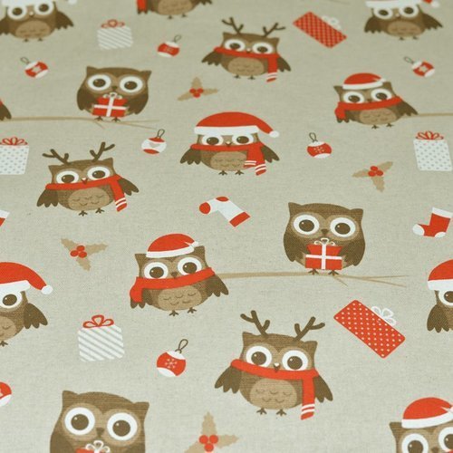 Noël Tissu Polyester Coton