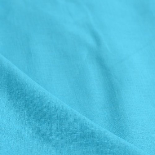 Lin turquoise 100% lin naturel première qualité, coupe par 50 cms