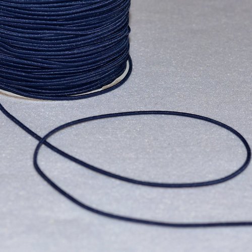 /ø 2mm souple - par 5 m/ètres Marron Cordon rond elastique