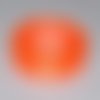 Ruban de satin 25 mm - orange fluo - bobine de 27 mètres