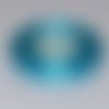 Ruban de satin 25 mm - bleu turquoise - bobine de 27 mètres