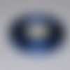 Ruban de satin 25 mm - bleu egyptien - bobine de 27 mètres