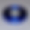 Ruban de satin 25 mm - bleu saphir - bobine de 27 mètres