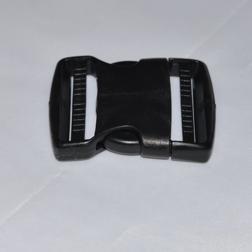 25 mm - noir - clip fermeture boucle attache rapide - qualité extra. - Un  grand marché