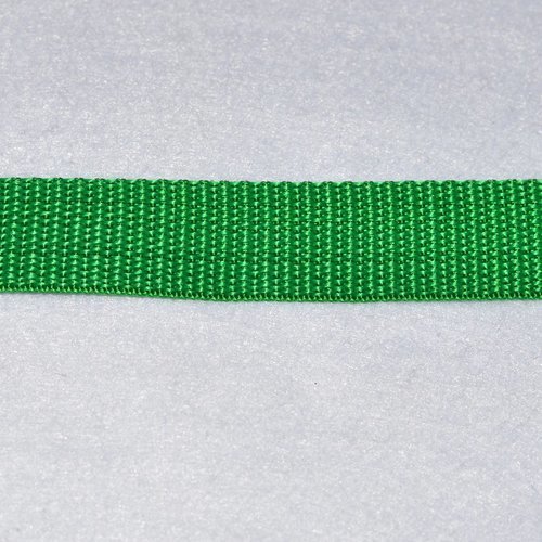Sangle 20 mm - vert menthe - polypropylene - coupe au mètre - qualité extra